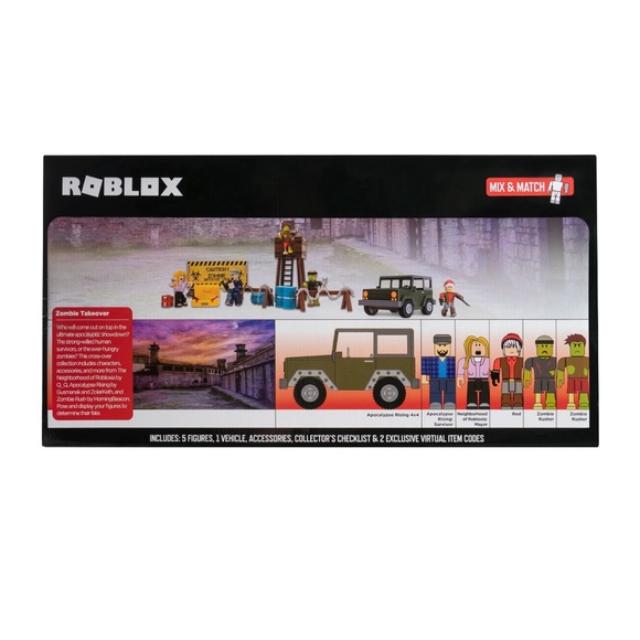 NEW Roblox Zombie Takeover Large Playset Action Collection 23 Pieces - Picture 3 of 5